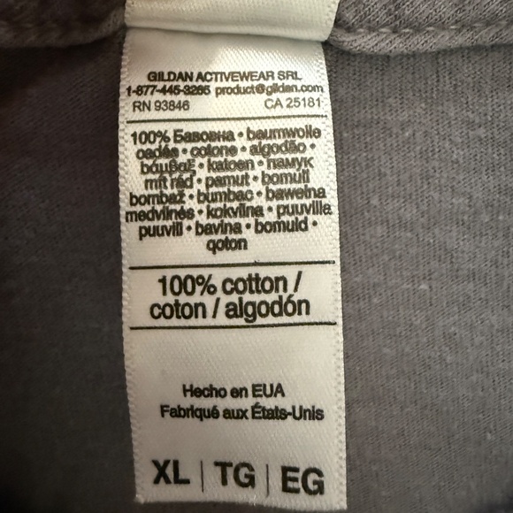 American Apparel Kino Adverts “Six Based” Graphic Tee Gray Regular - Picture 9 of 9